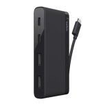 13268-Belkin F4U090btBLK 5000 Mbit/s Negro