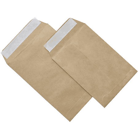 1327-CAJA 1000 BOLSAS SALARIOS (120X170) KRAFT 70 GRS. AUTOSAM AUTOADHESIVO CON TIRA DE SILICONA SAM 140900