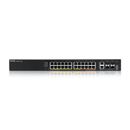 13284-Zyxel XGS2220-30HP Gestionado L3 Gigabit Ethernet (10/100/1000) Energia sobre Ethernet (PoE) Negro