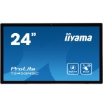 13298-MONITOR IIYAMA 24" TACTIL T2455MSC-B1, IPS, 1920x1080, HDMI, DISPLAYPORT, 2 USB 3.0, ALTAVOCES, WEBCAM & MICROFONO