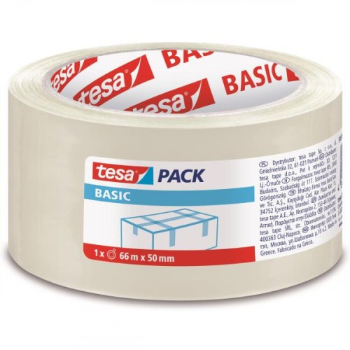 1334-PACK 6 CINTAS DE EMBALAJE BASIC 50MM.X66M. TRANSPARENTE TESA 58570-00000-00