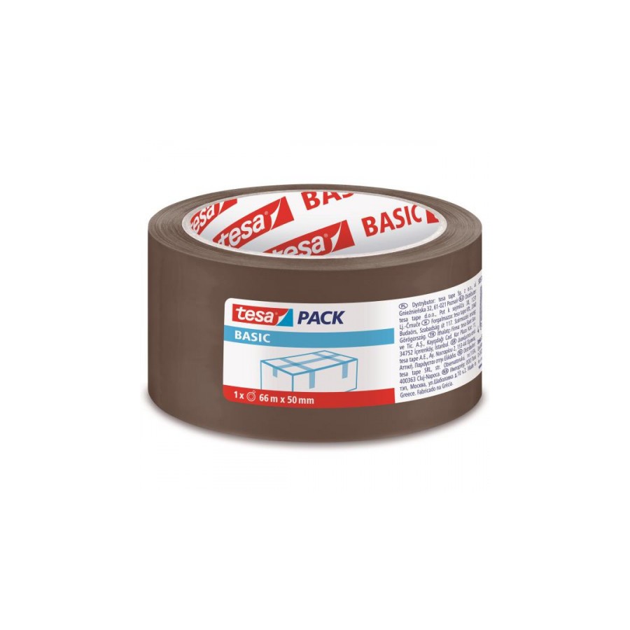 1335-PACK 6 CINTAS DE EMBALAJE BASIC 50MM.X66M. MARRON TESA 58571-00000-00