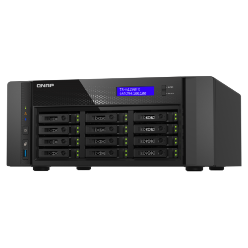 13377-QNAP TS-h1290FX NAS Torre Ethernet Negro 7302P