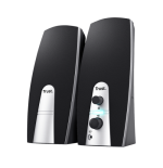 13392-Trust 24660 conjunto de altavoces 5 W Negro, Metalico 2.0 canales