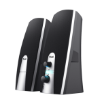 13393-Trust 24660 conjunto de altavoces 5 W Negro, Metalico 2.0 canales