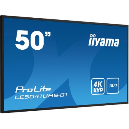 13415-iiyama LE5041UHS-B1 pantalla de senalizacion Pantalla plana para senalizacion digital 125,7 cm (49.5") LCD 350 cd
