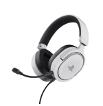 13438-Trust GXT 498 Forta Auriculares Alambrico Diadema Juego Negro, Blanco