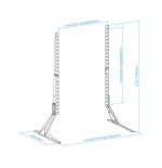 13441-TooQ Soporte de mesa para pantallas 23"-75"