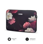 13471-SUBBLIM Funda Ordenador Neopreno Trendy Sleeve Neo Flowers 13,3-14"