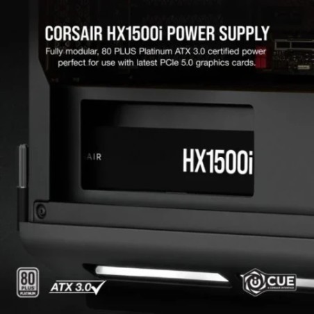 FUENTE ALIMENT. CORSAIR HX1500I 1500 WATT 80+ PLATINUM PCI E5 ATX 3.0 CP-9020261-EU