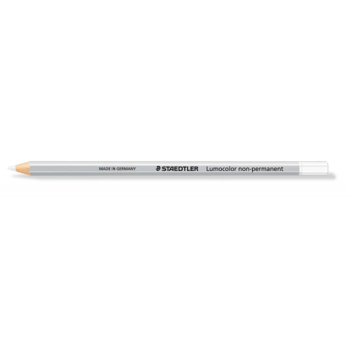 1353-LAPIZ LUMOCOLOR NON-PERMANENT OMNIGRAPH BLANCO STAEDTLER 108-0