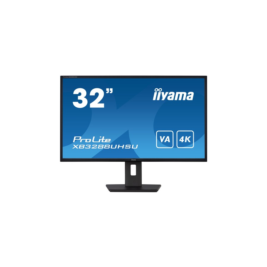 13531-MONITOR IIYAMA 32" XB3288UHSU-B5, UHD, 60HZ, 3 MS, HDMI, USB, DISPLAYPORT, ALT, REG ALT, GIRO, INCL