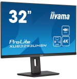 13534-MONITOR IIYAMA 32" XUB3293UHSN-B5, IPS, 60HZ, 4 MS, HDMI, USB, USB-C, DISPLAYPORT, ALT, REG ALT, GIRO, INCL