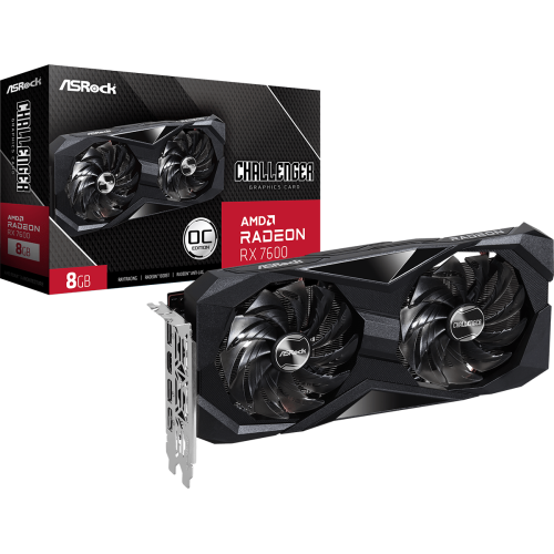 13564-Asrock Challenger 90-GA41ZZ-00UANF tarjeta grafica AMD Radeon RX 7600 8 GB GDDR6