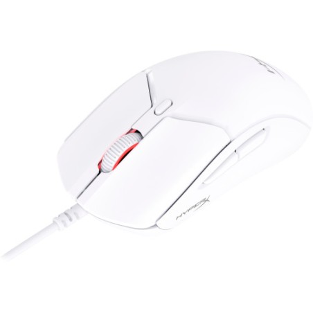 13596-HyperX Pulsefire Haste 2: raton gaming (blanco)