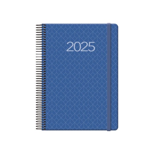 AGENDA 2025 NEWPORT DIA PAGINA 14 X 20 CM COLOR AZUL DOHE 12740 - 25