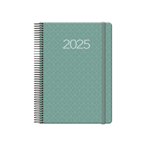 AGENDA 2025 NEWPORT DIA PAGINA 14 X 20 CM COLOR VERDE DOHE 12742 - 25