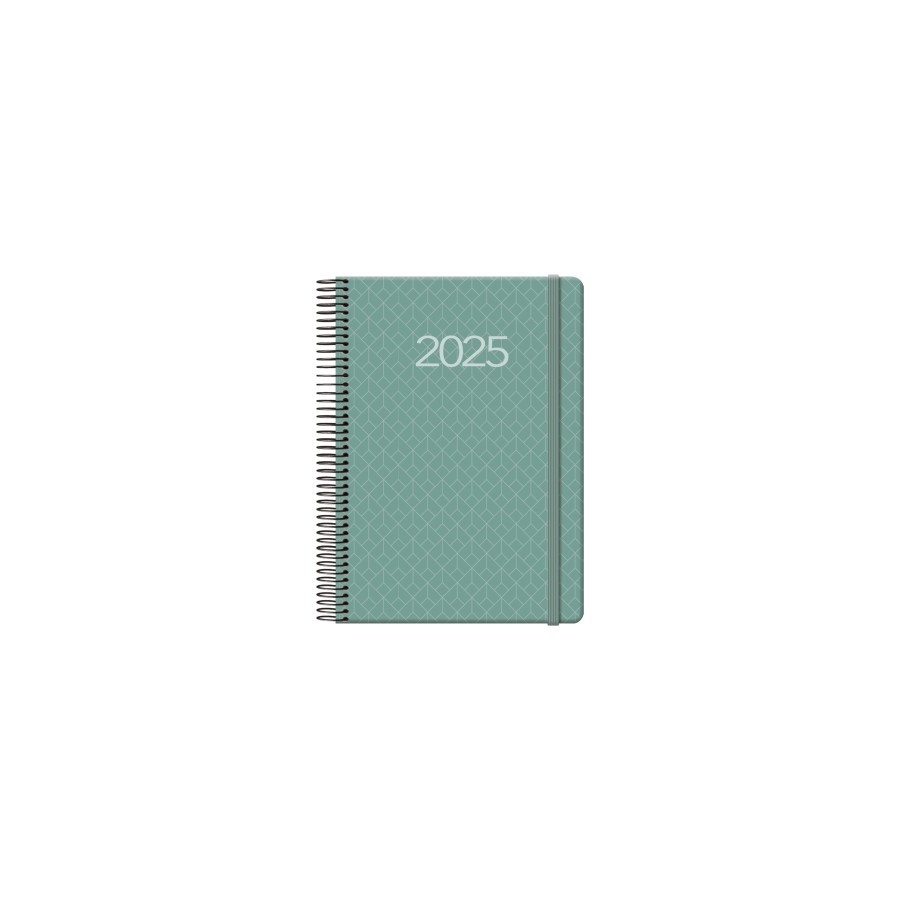 AGENDA 2025 NEWPORT DIA PAGINA 14 X 20 CM COLOR VERDE DOHE 12742 - 25