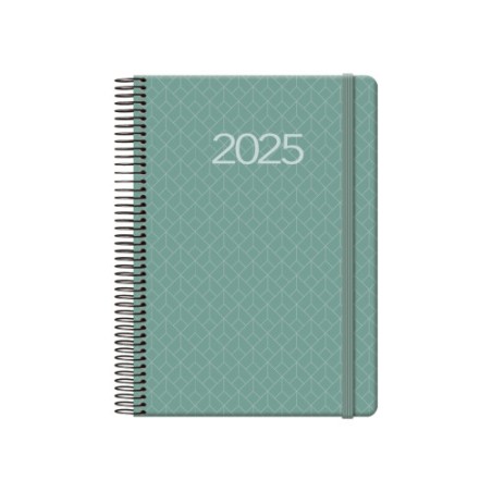 AGENDA 2025 NEWPORT DIA PAGINA 14 X 20 CM COLOR VERDE DOHE 12742 - 25
