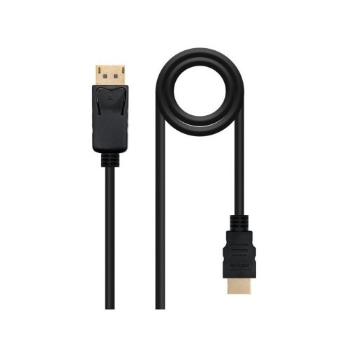 13670-NANOCABLE CABLE CONVERSOR DP A HDMI, DP/M-HDMI/M NEGRO 10 M