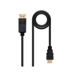 13670-NANOCABLE CABLE CONVERSOR DP A HDMI, DP/M-HDMI/M NEGRO 10 M