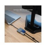 13673-NANOCABLE CONVERSOR USB-C/M A HDMI/H-VGA/H 4K GRIS 15 CM