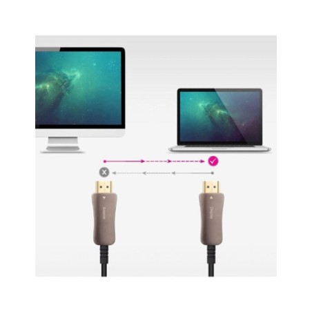 13693-NANOCABLE CABLE HDMI V2.1 AOC 8K@60HZ 4K@120HZ 48Gbps 15 M