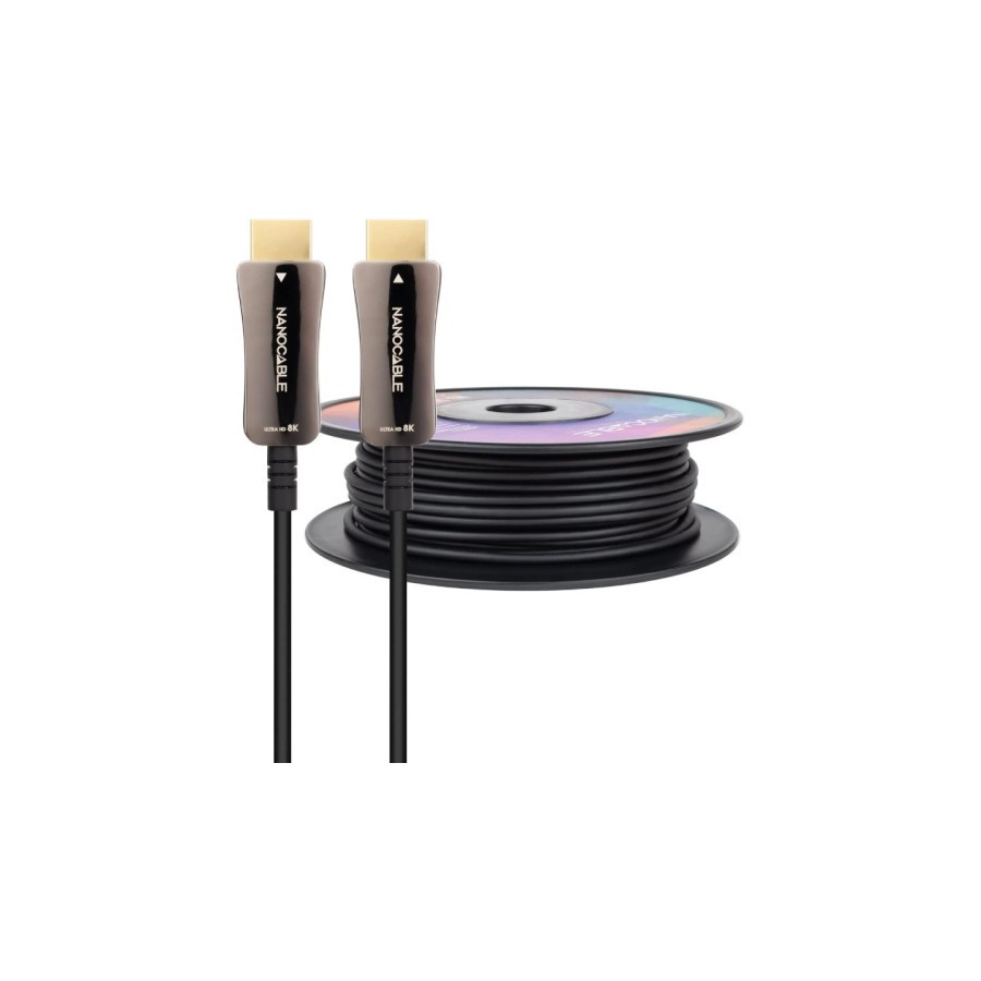 13696-NANOCABLE CABLE HDMI V2.1 AOC 8K@60HZ 4K@120HZ 48Gbps 30 M