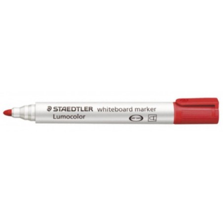 1371-MARCADOR PIZARRA LUMOCOLOR MARKER 351 TRAZO 2MM. ROJO STAEDTLER 351-2