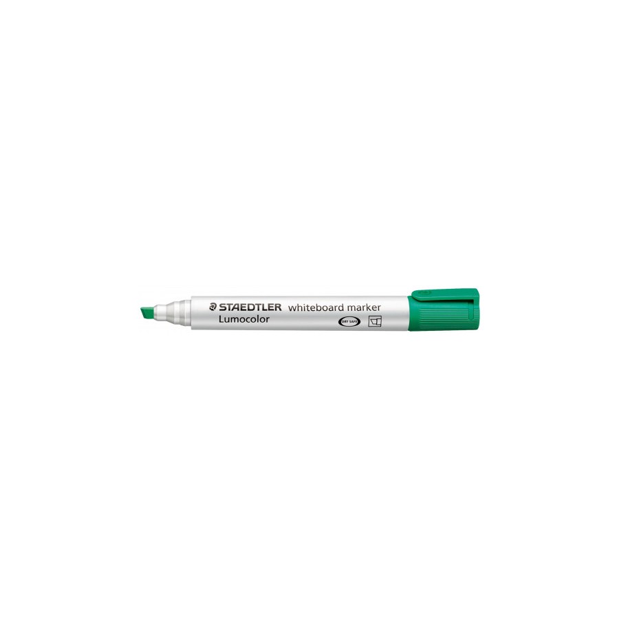 1372-MARCADOR PIZARRA LUMOCOLOR MARKER 351 TRAZO 2MM. VERDE STAEDTLER 351-5