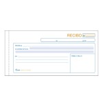 13749-TALONARIO 50 JUEGOS RECIBOS DUPLICADO (ORIGINAL+COPIA AUTOCOPIATIVA) 1/3 APAISADO DOHE 50060D