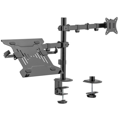 EWENT SOPORTE DE MONITOR HASTA 34" CARGA MAXIMA 9KG. CON SOPORTE PARA PORTATIL