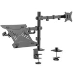 EWENT SOPORTE DE MONITOR HASTA 34" CARGA MAXIMA 9KG. CON SOPORTE PARA PORTATIL