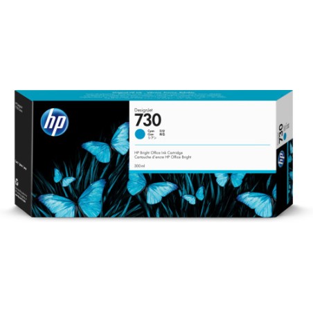13913-HP Cartucho de tinta DesignJet 730 cian de 300 ml