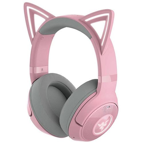 13944-Razer Kraken Kitty V2 BT Auriculares Inalambrico Diadema Juego Bluetooth Rosa