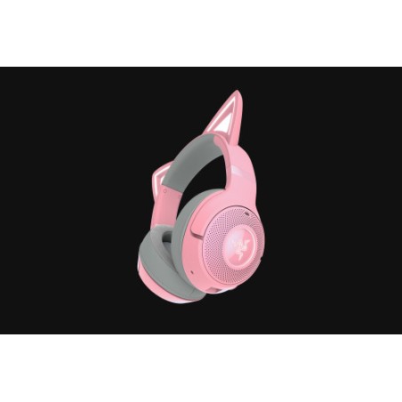 13946-Razer Kraken Kitty V2 BT Auriculares Inalambrico Diadema Juego Bluetooth Rosa