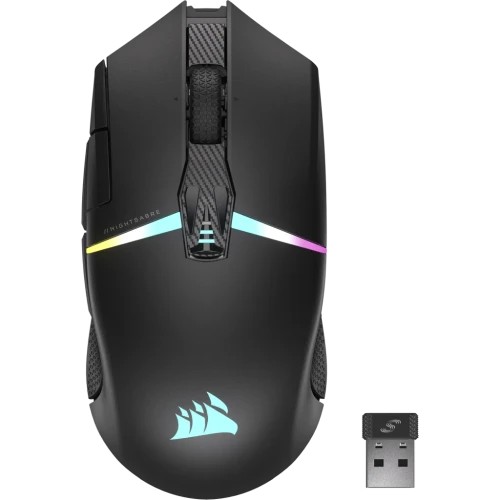 Corsair CH-931B011-EU raton mano derecha RF Wireless + Bluetooth Optico 26000 DPI