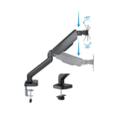 13981-TooQ Soporte de Mesa para Pantalla 17"-32", Negro