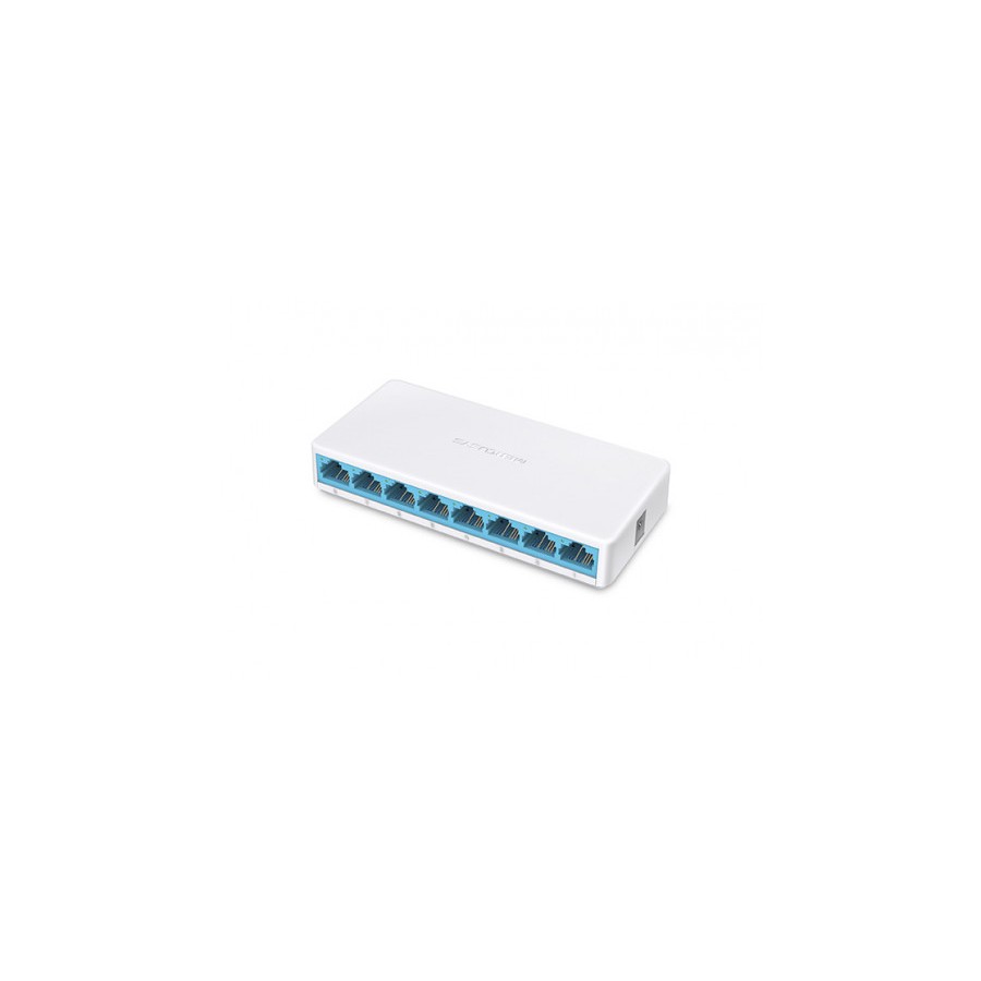 140-Mercusys MS108 switch Gestionado Fast Ethernet (10/100) Blanco