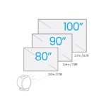 BENQ PROYECTOR GV31 (9H.JS877.59E) 300lm, 1080p, REC709, TR 1.2, 16W treVolo Chamber speaker (2.1 ch), 135 degree rotated lens, 