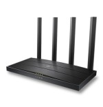 14019-TP-Link Archer AX12 router inalambrico Ethernet rapido Tribanda (2,4 GHz/5 GHz/5 GHz) Negro