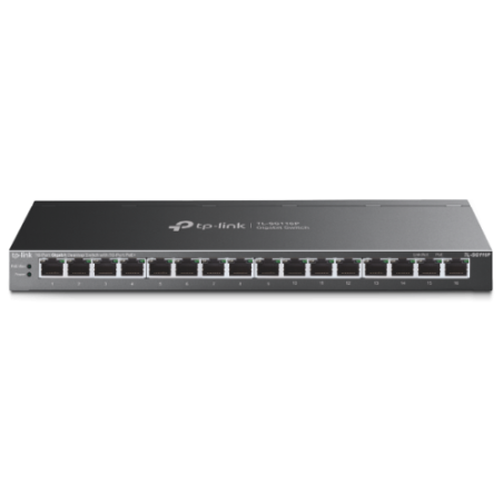 14022-TP-Link TL-SG116P switch No administrado Gigabit Ethernet (10/100/1000) Negro