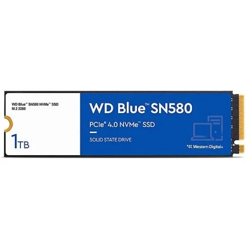 Western Digital Blue SN580 M.2 1 TB PCI Express 4.0 TLC NVMe