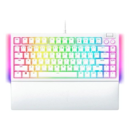 14054-TECLADO RAZER BLACKWIDOW V4 75% BLANCO (USA) (RZ03-05001700-R3M1)