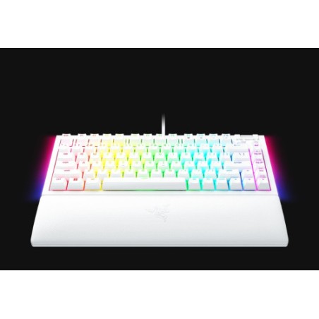 14055-TECLADO RAZER BLACKWIDOW V4 75% BLANCO (USA) (RZ03-05001700-R3M1)