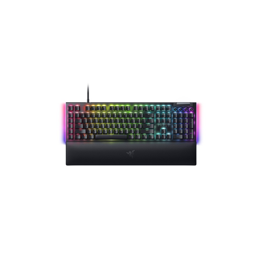 14057-TECLADO RAZER BLACKWIDOW V4 GREEN SWITCH (USA) (RZ03-04690100-R3M1)