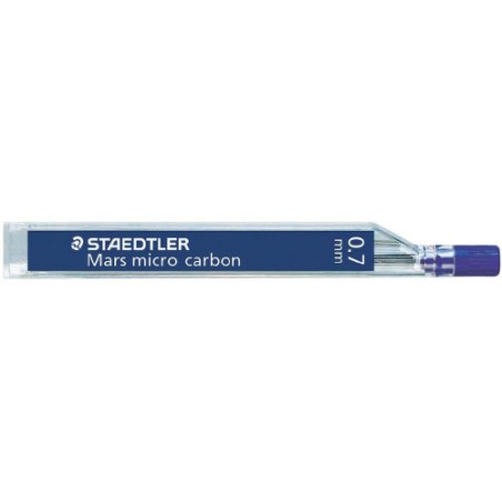 1409-TUBO DE 12 MINAS 0,7MM. CALIDAD ESTANDAR GRADUACION HB STAEDTLER 250 07-HB