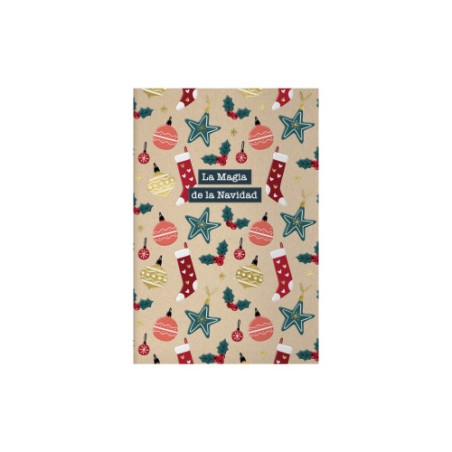 14100-PACK 6 TARJETAS DE FELICITACION NAVIDAD - TAMANO 11,5 X 17 CM - MODELO JOLLY DOHE 70038