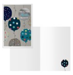 14113-PACK 6 TARJETAS DE FELICITACION ABUELOS - TAMANO 11,5 X 17 CM - MODELO DOTS DOHE 70081