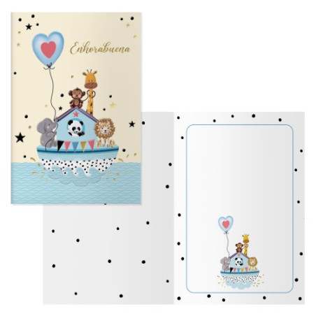 14121-PACK 6 TARJETAS DE FELICITACION MAMAS - TAMANO 11,5 X 17 CM - MODELO ARCA DOHE 70089